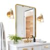 Parrot Uncle Gold Wall Sconce Modern Glass Shade Lighting-1