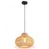 Parrot Uncle Boho Rattan Pendant Light Handwoven Adjustable-6
