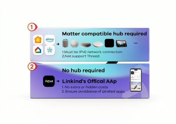 Linkind BR30 Matter Smart Light Bulb RGBTW 6 Pack-4