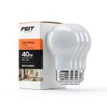 Feit Enhance A19 LED Bulb Soft White Filament 4 Pack-0