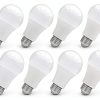 VIRIBRIGHT A19 LED Bulb 60W Equivalent Cool White 8 Pack-0