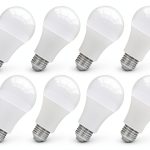 VIRIBRIGHT A19 LED Bulb 60W Equivalent Cool White 8 Pack-0