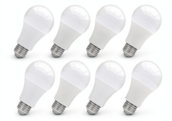 VIRIBRIGHT A19 LED Bulb 60W Equivalent Cool White 8 Pack-0
