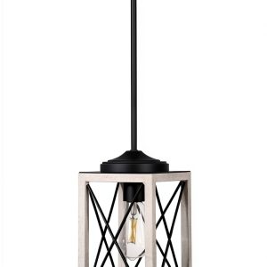 Pavo Rustic Metal Hanging Light Adjustable Kitchen Island-0