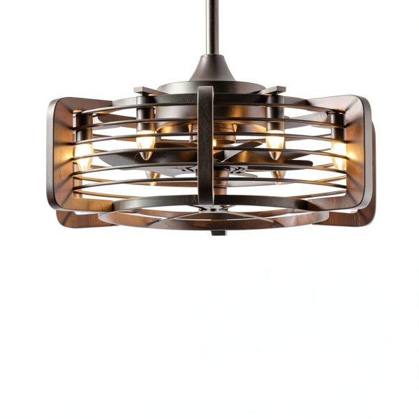 Farmhouse Ceiling Fan Energy Efficient Quiet Operation LED-3