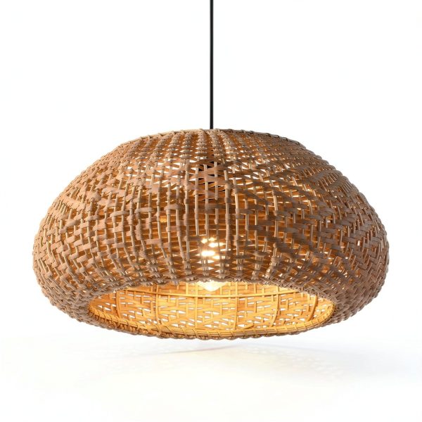 Parrot Uncle Rattan Pendant Light Handwoven Boho Design-8