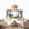 Parrot Uncle Bamboo Pendant Lamp Rustic Design Adjustable-1