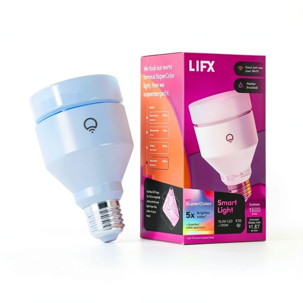 LIFX Smart LED Bulb A21 E26 White Smart Home Lighting-0