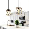 Pavo Rustic Metal Hanging Light Adjustable Kitchen Island-1