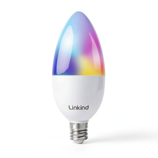 Linkind Smart LED Bulb Color Changing E12 Base Music Sync-2