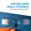 Coby Wall Mount Light Adjustable Swing Arm Sconce-3