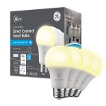 Cync A19 Smart LED Light Bulbs 4 Pack Soft White-0