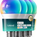 Linkind A19 Matter Smart Bulb RGBTW Voice Control-0