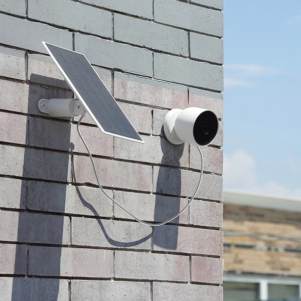 Wasserstein Solar Panel for Google Nest Cam Outdoor Indoor-2
