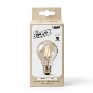FEIT ELECTRIC A19 LED Bulb Amber Soft White 60 Watt-0
