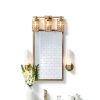Parrot Uncle Modern 3 Light Crystal Vanity Light Brass-1