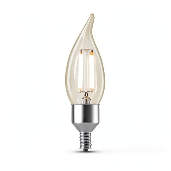 Feit Smart LED Bulb E12 Candelabra Flame Tip Soft White-1