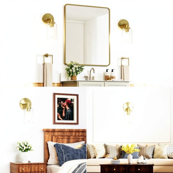 Pavo Wall Sconce Metal Glass Dimmable Lighting Modern Decor-2