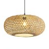 Parrot Uncle Bamboo Pendant Lamp Rustic Boho Adjustable-8