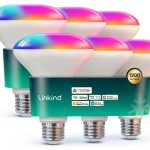 Linkind BR30 Matter Smart Light Bulb RGBTW 6 Pack-0