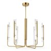 Perimost 34 Modern LED Ceiling Light Glass Shade Adjustable-3