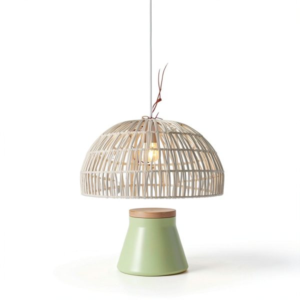 Pavo Pendant Light Paper Rope Adjustable Hanging Fixture-2