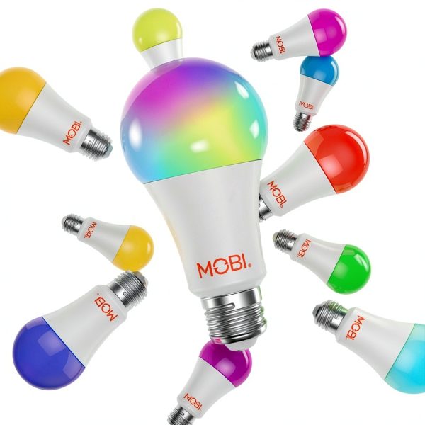 MOBI Smart Wi Fi LED Color Light Bulb White Home Lighting-3