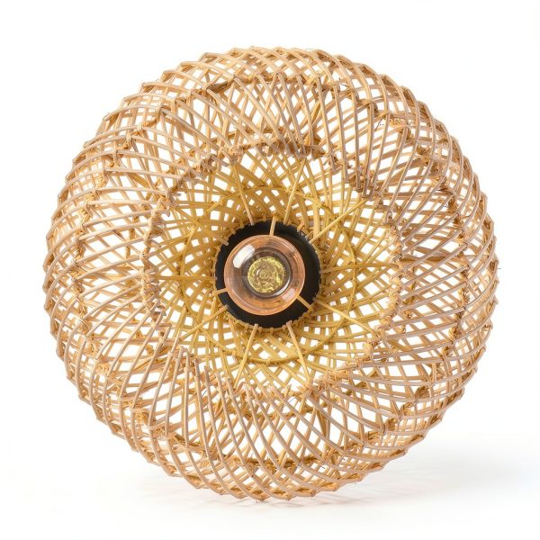 Parrot Uncle Boho Rattan Pendant Light Handwoven Adjustable-10
