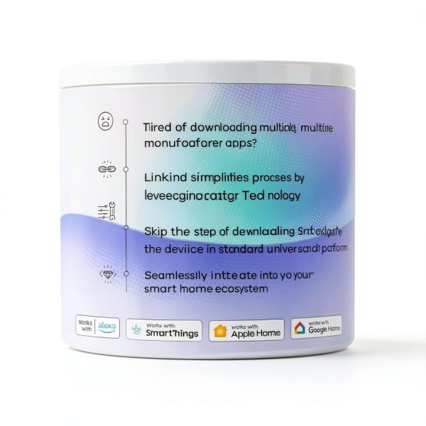 Linkind A19 Matter Smart Bulb RGBTW Voice Control-7