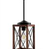Rustic Metal Hanging Light Adjustable Ceiling Fixture-1