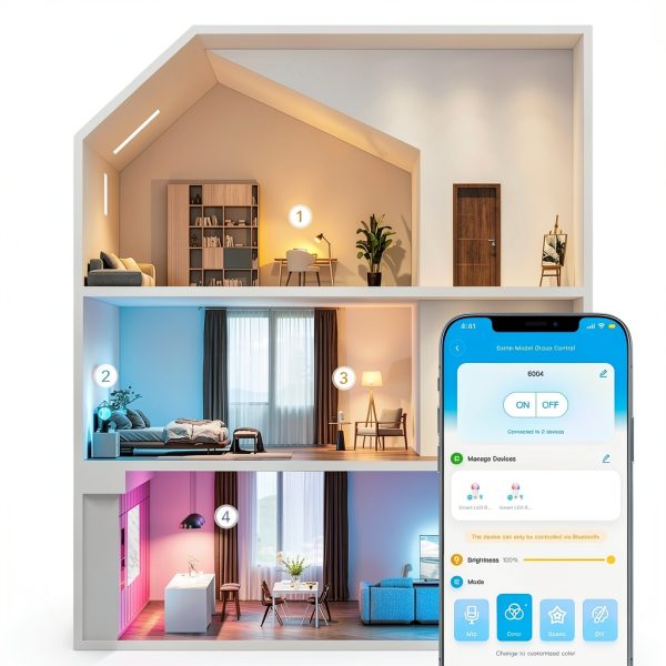 Govee A19 Smart LED Bulb Wi Fi 800 Lumens 2 Pack-6