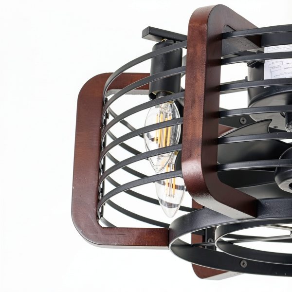 Farmhouse Ceiling Fan Energy Efficient Quiet Operation LED-6
