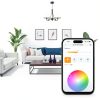 Linkind Smart LED Bulb Color Changing E12 Base Music Sync-4
