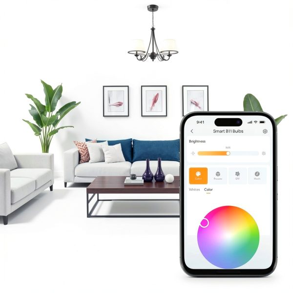 Linkind Smart LED Bulb Color Changing E12 Base Music Sync-4