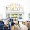 Perimost 34 Modern LED Ceiling Light Glass Shade Adjustable-1