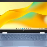 HP 2 in 1 Chromebook Laptop Touch Screen Intel N100 Sky Blue-0