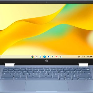 HP 2 in 1 Chromebook Laptop Touch Screen Intel N100 Sky Blue-0