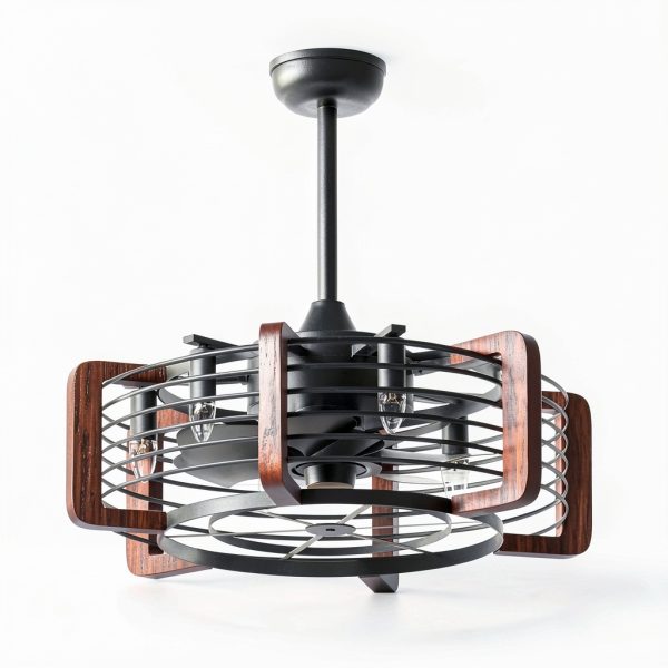 Farmhouse Ceiling Fan Energy Efficient Quiet Operation LED-1