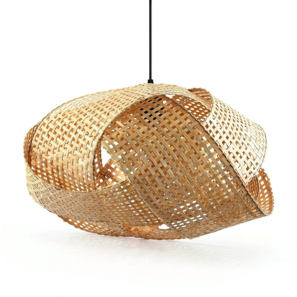 Parrot Uncle Bamboo Pendant Lamp Rustic Farmhouse Lighting-8