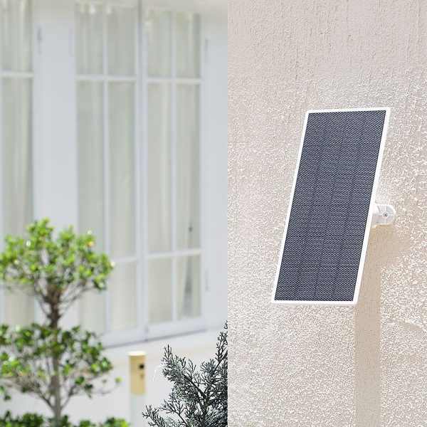Wasserstein Solar Panel for Google Nest Cam Outdoor Indoor-4