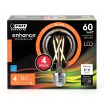 FEIT ELECTRIC A19 LED Bulb Dimmable Soft White 4 Pack-0