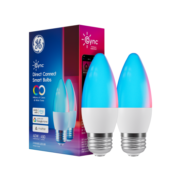 Cync Smart LED Bulb Full Color Changing Voice Control-0