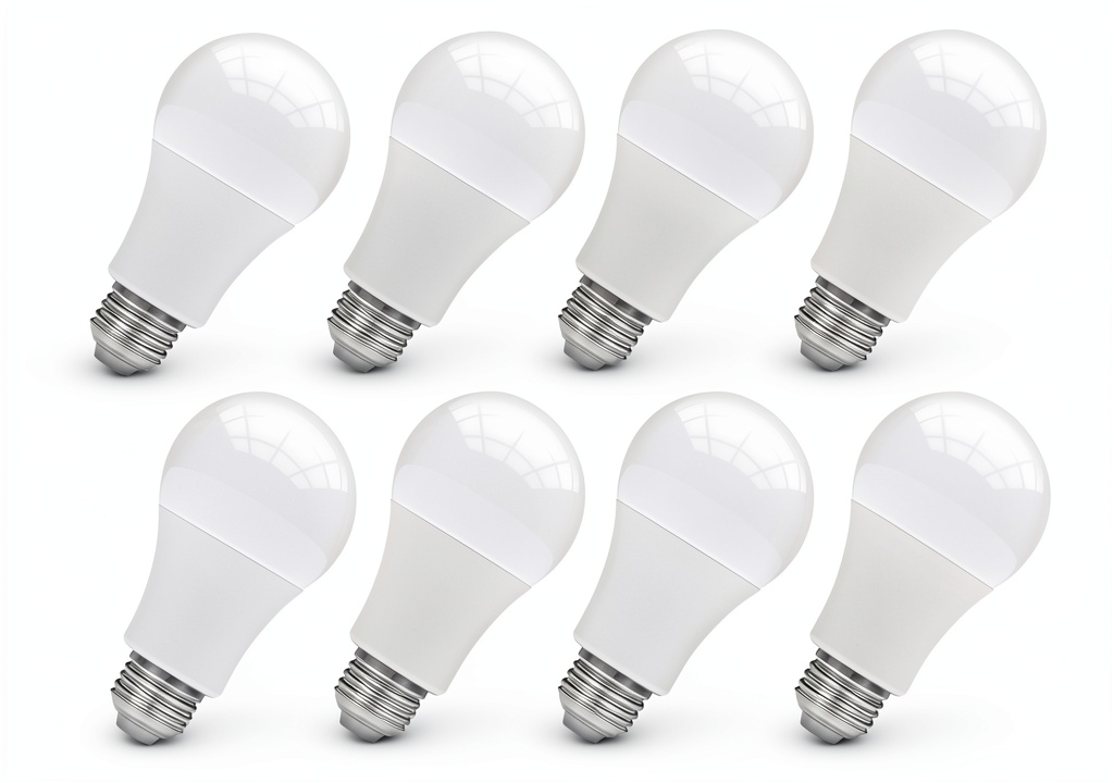 Viribright LED bulb illuminating a cozy living room