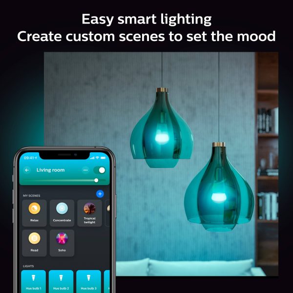 Philips Hue Smart LED Bulb White Color Ambiance Bluetooth-8