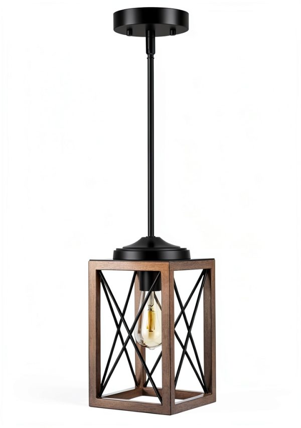 Rustic Metal Hanging Light Adjustable Height Kitchen Bedroom-0