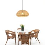 Parrot Uncle Rattan Pendant Light Boho Design Adjustable-0