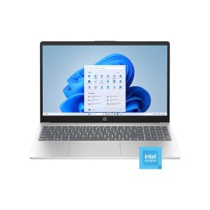 HP 15.6 Laptop Intel N100 8GB RAM HD Display Silver-0