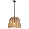 Parrot Uncle Rattan Pendant Light Boho Coastal Rustic-5