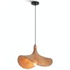 Parrot Uncle Bamboo Pendant Lamp Rustic Handwoven Adjustable-4
