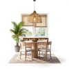 Parrot Uncle Rattan Pendant Light Boho Rustic Adjustable-2